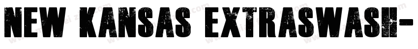 New Kansas Extraswash字体转换